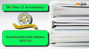 isc cl 12 accounts revised syllabus