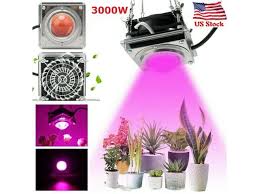 3000w Cob Led Grow Light Full Spectrum Lamp Cooling Fan For Hydroponic Veg Plant Newegg Com