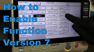 Workplace hub inkjet printing mobile working information security aire link corporate information. How To Enable Function Version 7 On Konica Bizhub Youtube
