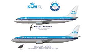 klm royal dutch airlines boeing 737