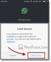 how to update whatsapp on android