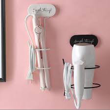 Curling Iron Wall Mount Hair Dryer