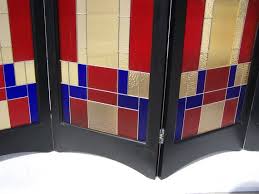 Stained Glass Room Divider 4 Panel