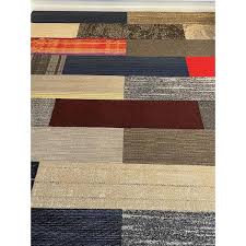 4urfloor Multi Colored 36 In X 9 L And Stick Carpet Tile 16 Tiles Case 36 Sq Ft Assorted Collection Of Assorted Carpet Tile Multi Color And
