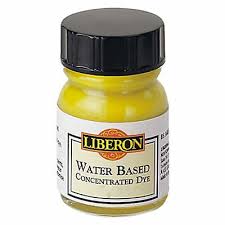 Liberon Concentrated Water Based Wood Dye Yellow 15ml 5022640009019 Ebay