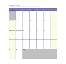 16 Printable Microsoft Word Calendar Templates Free