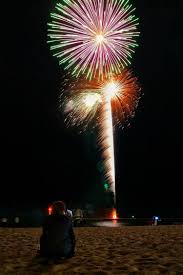 fireworks on the beach 2017