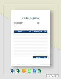 Download your free inventory template for personal or business use. Inventory Spreadsheet Template 50 Free Word Excel Documents Download Free Premium Templates