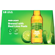 Bud Light Lime Beer 18 Pack 12 Fl Oz Bottles Walmart Com