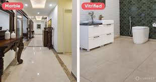 marble vs vitrified tiles which is the