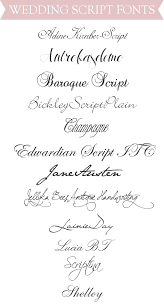 top wedding script fonts