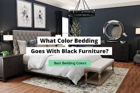 Color Bedding Goes With Black Furniture