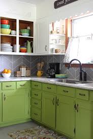 A tile backsplash is a great way to change the look and feel of one of the most used rooms in your home. Diy Herringbone Tile Backsplash My Blessed Life