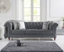 milano chesterfield grey leather 3