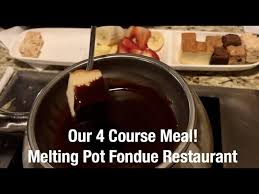 melting pot restaurant our 4 course