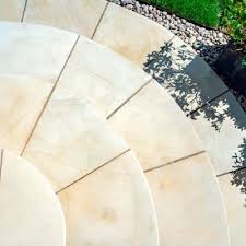 how to protect pale sandstone paving