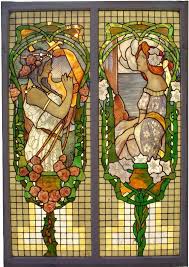 Art Nouveau Stained Glass Windows A