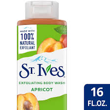 st ives exfoliating body wash apricot