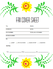 Pdf Download Free Printable Fax Cover Sheets
