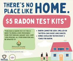 5 radon test kits available at the