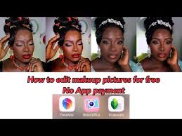 how to edit makeup pictures for free