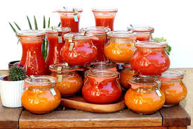 conserves de sauce tomate maison