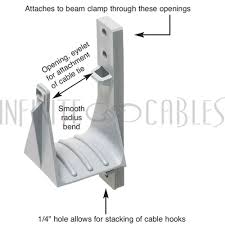 j hook 2 inch plastic used with beam