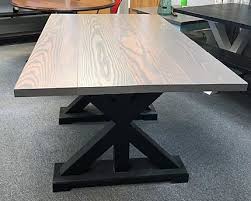 X Pedestal Conference Table Made To