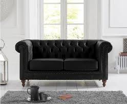 milano chesterfield black leather 2