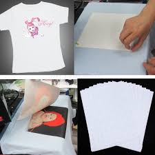 Details About 10 X A4 T Shirt Transfer Paper Iron On Light Fabrics Heat Press Inkjet Print