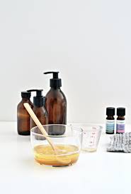 homemade body wash with essential oils