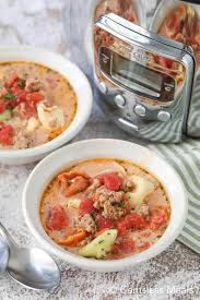 creamy tomato tortellini soup crockpot