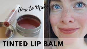 naturally tinted lip balm