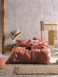 Nimes Rust Quilt Cover Set