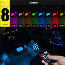 2020 5050 9 Led Car Interior Underdash Lighting Kit Smart Sound Activated Control Atmosphere Lamp Strip Glow Neon Wireless Control Lights From Autoledlight 12 02 Dhgate Com
