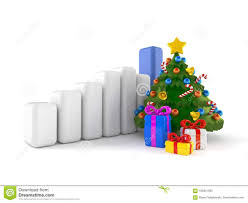 Christmas Tree With Chart Stock Illustration Illustration