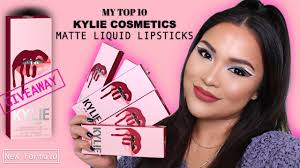 kylie cosmetics matte liquid lipsticks