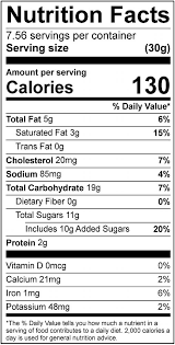 nutritional info t rex cookie