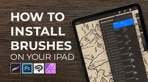 how to install brushes on your ipad