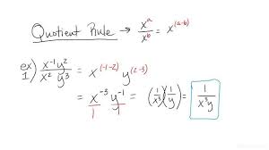 Quotient Rule With Multiple Variables