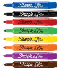 Sharpie Flip Chart Marker Bullet Tip 3 0mm Assorted Colours Pack 8