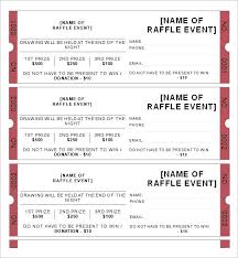 Blank Raffle Ticket Template Avery Printable Webbacklinks Info