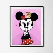 Minnie Mouse Wall Art Home Decor Wall