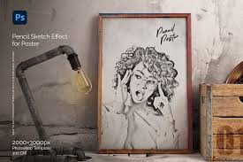 pencil effect for poster design cuts