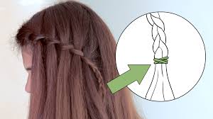 They are quite new and talk of the town given the these waterfall braid hairstyles are quite trendy and exotic, given the way they are with intricate details and patterns. How To Make A Cascade Waterfall Braid 10 Steps With Pictures