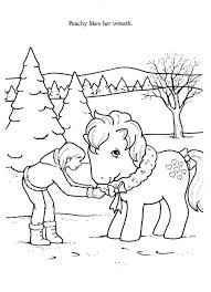 You've come to the right place! Merry Christmas Coloring With Horse Coloring Page My Little Pony Coloring Pages