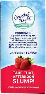 Amazon Com Crystal Light On The Go Wild Strawberry With Caffeine 10 Packets Pack Of 4 Powdered Fruit Punch Soft Drink Mixes Grocery Gourmet Food