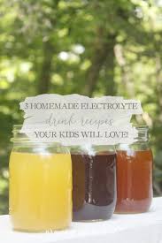 3 homemade electrolyte drink recipes