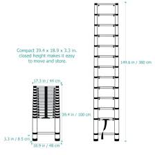 Extension Ladder Height Calculator Size Chart Length Guide