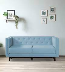 Buy Fermin Fabric 3 Seater Sofa In Ice